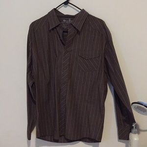 Brand new brown Button up